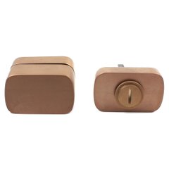 Санузловый поворотник, WC накладка M&T Minimal 2.0 TIN-B титан/матовый коричневый