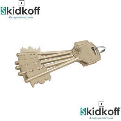 Дверной замок Bruno Lock Bruno BR-42 L, левый, Backset 63мм, междуосевое 42 мм, никель