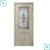 Двери межкомнатные Омис ПВХ, Версаль, Беленый дуб, СС+ФП, 600 мм