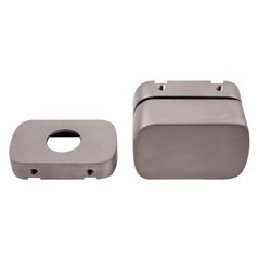 Санвузловий поворотник, WC накладка M&T Minimal 2.0 TIN-C титан/матовий хром