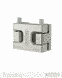 Замок навесной TOKOZ DOUBLE SHUTTER PRO T04 5KEY BLUE Sleeve 3BT SLID shackle 12мм BOX с навесами, Навесной замок