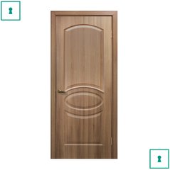Двери межкомнатные Омис ПВХ, Лика, Дуб золотой, ПГ, 600 мм