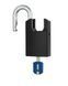Замок навесной TOKOZ GAMA 50 CS PRO T04 3KEY BLUE Sleeve 3BT NR shackle 22мм 10мм BLISTER черный корпус, Навесной замок