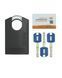 Замок навесной TOKOZ GAMA 50 CS PRO T04 3KEY BLUE Sleeve 3BT NR shackle 22мм 10мм BLISTER черный корпус, Навесной замок