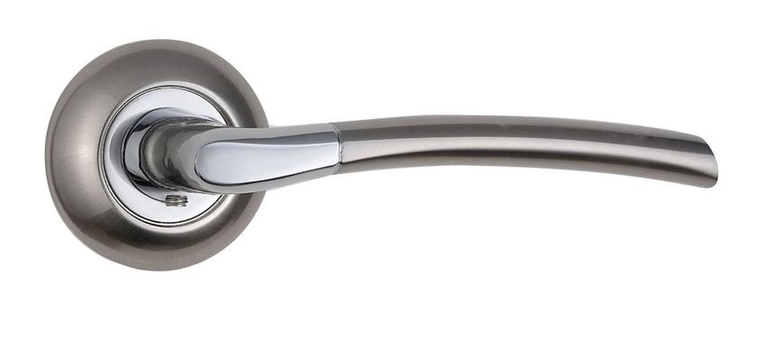 Дверная ручка SIBA Lucca Z20-0-22-07 матовый никель/хром