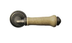 Дверная ручка SIBA Lysbon C01-0-82-40 античная бронза/керамика