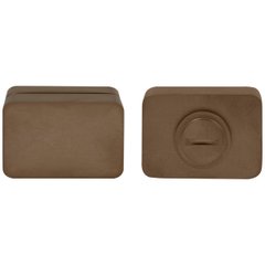 Санвузловий поворотник, WC накладка M&T Minimal TIN-B титан/матовий коричневий