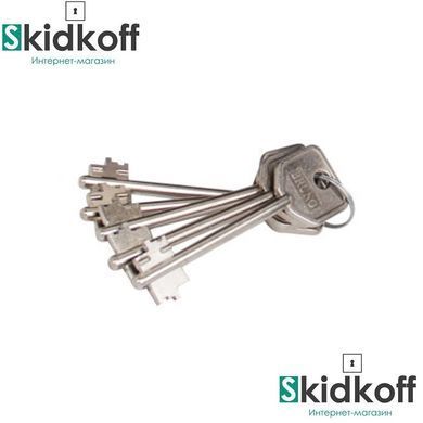 Дверной замок Bruno Lock Bruno BR-77, Backset 50мм, междуосевое 77 мм, никель