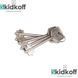Дверной замок Bruno Lock Bruno BR-77, Backset 50мм, междуосевое 77 мм, никель