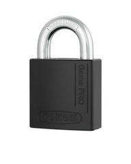 Замок висячий TOKOZ GAMA_50 OS PRO T04 3KEY BLUE Sleeve_3BT NR_shackle 22мм 10мм BLISTER чорний корпус, Навесной замок