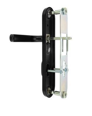 Фурнитура защитная ROSTEX UNIVERSAL PLUS R mov-mov DIN PLATE 85мм черный 38-55мм 3клас BLACK MAT, Черный, Черный
