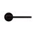 Дверная ручка Convex 1515 матовый черный