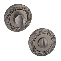 Санузловый поворотник, WC накладка Siba R07 84 84 античное серебро