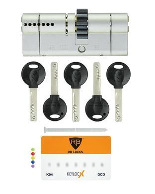 Цилиндр RB DIN_KK KEYLOCX 62 NST 31x31 CGW 5KEY RB1 K04 BOX