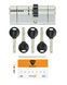 Цилиндр RB DIN_KK KEYLOCX 62 NST 31x31 CGW 5KEY RB1 K04 BOX