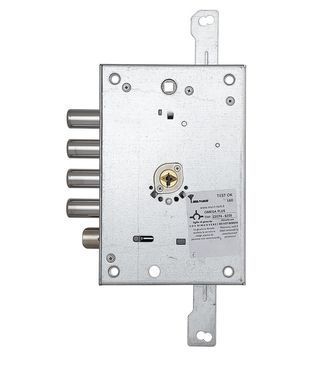 Замок врезной MUL-T-LOCK 3-WAY OMEGA OSMPB10328L без планки UNIV BS65мм 85мм OMEGA VIP_CONTROL/3in1 1KEY+3KEY+1KEY+1KEY OMG_BLACK+OMG_GREEN+OMG_RED+OMG_RED 86мм w/o_SP, Хром, Хром