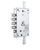 Замок врезной MUL-T-LOCK 3-WAY OMEGA OSMPB10328L без планки UNIV BS65мм 85мм OMEGA VIP_CONTROL/3in1 1KEY+3KEY+1KEY+1KEY OMG_BLACK+OMG_GREEN+OMG_RED+OMG_RED 86мм w/o_SP, Хром, Хром