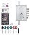 Замок врезной MUL-T-LOCK 3-WAY OMEGA OSMPB10328L без планки UNIV BS65мм 85мм OMEGA VIP_CONTROL/3in1 1KEY+3KEY+1KEY+1KEY OMG_BLACK+OMG_GREEN+OMG_RED+OMG_RED 86мм w/o_SP, Хром, Хром