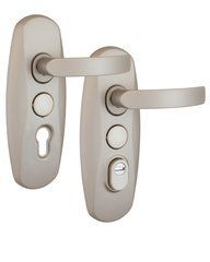 Фурнитура защитная MUL-T-LOCK PLATINUM SH300 mov-mov DIN PLATE 85/90мм Никель сатин 50-55мм 3клас Platinum NICKEL SATIN Комплект, Никель сатин, Никель сатин