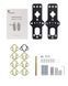 Фурнитура защитная MUL-T-LOCK PLATINUM SH300 mov-mov DIN PLATE 85/90мм Никель сатин 50-55мм 3клас Platinum NICKEL SATIN Комплект, Никель сатин, Никель сатин