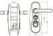 Фурнитура защитная MUL-T-LOCK PLATINUM SH300 mov-mov DIN PLATE 85/90мм Никель сатин 50-55мм 3клас Platinum NICKEL SATIN Комплект, Никель сатин, Никель сатин