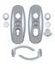 Фурнітура захисна MUL-T-LOCK PLATINUM SH300 mov-mov DIN PLATE 85/90мм Хром полірований 50-55мм 3клас Platinum NICKEL CHROME Комплект, Хром, Хром