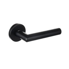 Дверна ручка RICH-ART Паола 406 R65 FB чорний матовий