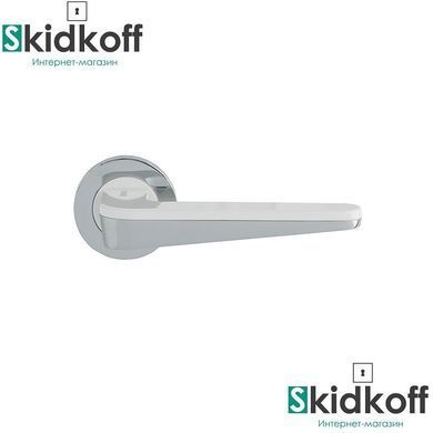 Дверна ручка Gavroche Palladium PDZ2WCP білий/хром