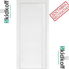 Дверь межкомнатная ТЕРМИНУС, Модель 26, ПГ, 600 мм, ясень белая эмаль