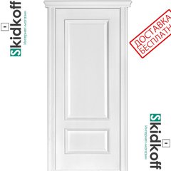 Дверь межкомнатная ТЕРМИНУС, Модель 52, ПГ, 600 мм, ясень белая эмаль