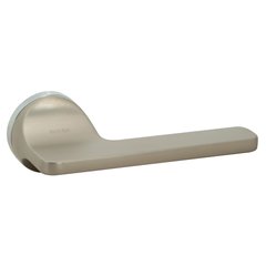 Дверная ручка RICH-ART 437 R77 MSN/CP матовый никель/хром