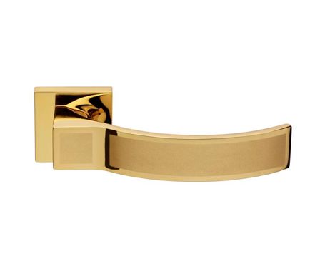Дверная ручка Linea Cali Elios золото/золото матовое, Латунь, Латунь