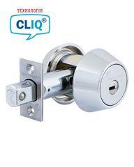 Замок врезной MUL-T-LOCK 1-WAY DEAD_BOLT HERCULAR UNIV CHROME_NICKEL BS60/70мм MT5+ CLIQ M/S GAMMA RIGHT wood_door SP, Никель, Никель