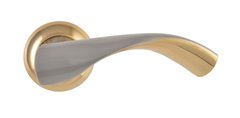 Дверная ручка SIBA Siena Z04-0-22-90 матовый никель/тёмное золото