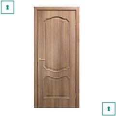 Двері міжкімнатні Оміс ПВХ, Прованс, Дуб золотий, ПГ, 600 мм