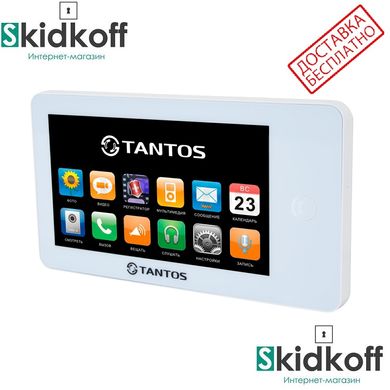 Видеодомофон цветной TANTOS NEO GSM белый