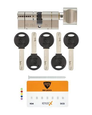Цилиндр RB DIN_KT KEYLOCX 62 NST 31x31T TO_NST CAM30 5KEY RB1 K04 BOX